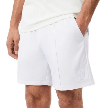 Мужские теннисные шорты Lacoste Tennis Heritage Ultra Dry Stretch - white