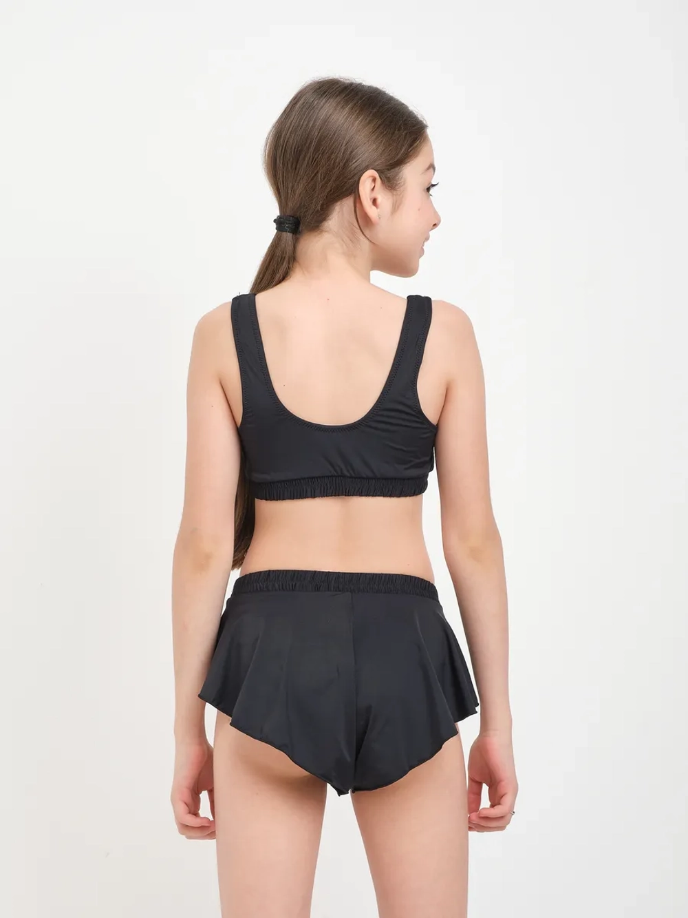 купальник раздельный 3 в 1 спортивный с шортами и топ