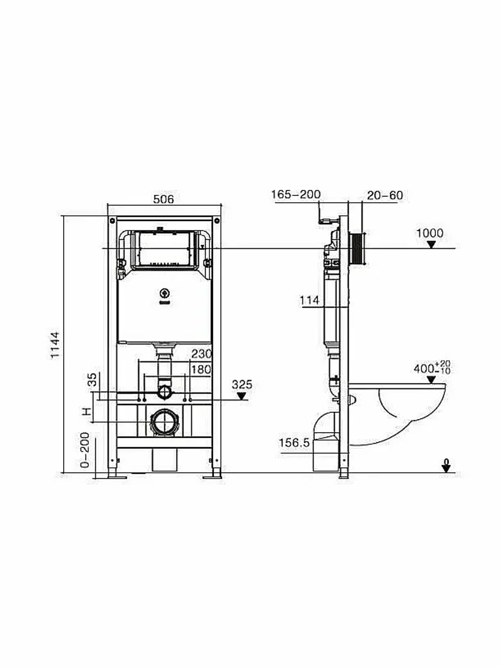 Унитаз подвесной WeltWasser WW GELBACH 10000012033 с крышкой микролифт, безободковый, смыв торнадо, в комплекте с инсталяцией, серый матовый