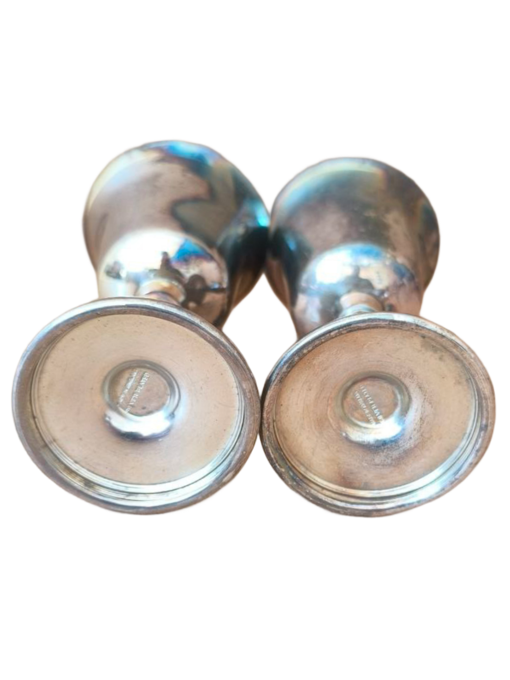 Пара посеребренных бокалов (кубков) "Arden" Англия