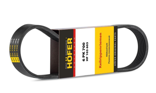 Ремень генератора 6PK698 для ВАЗ 2108-099, 2115 инжектор Hofer