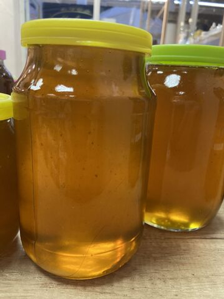 Мёд Цветочный Майский, натуральный 2024 с пасеки Брянского края ,1 литр (1,4 кг)