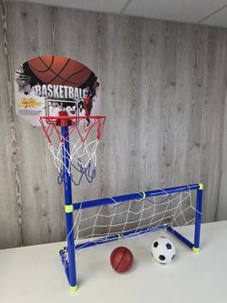 Игровой набор Футбольные ворота 72x36см, футбольный мяч