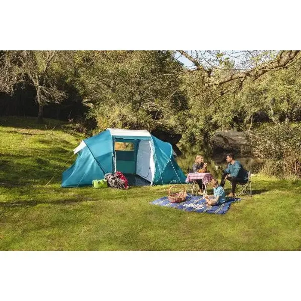 Палатка туристическая 4-местная 2-слойная Family Ground 4 Tent, размер 460*230*185 см Bestway (68093)