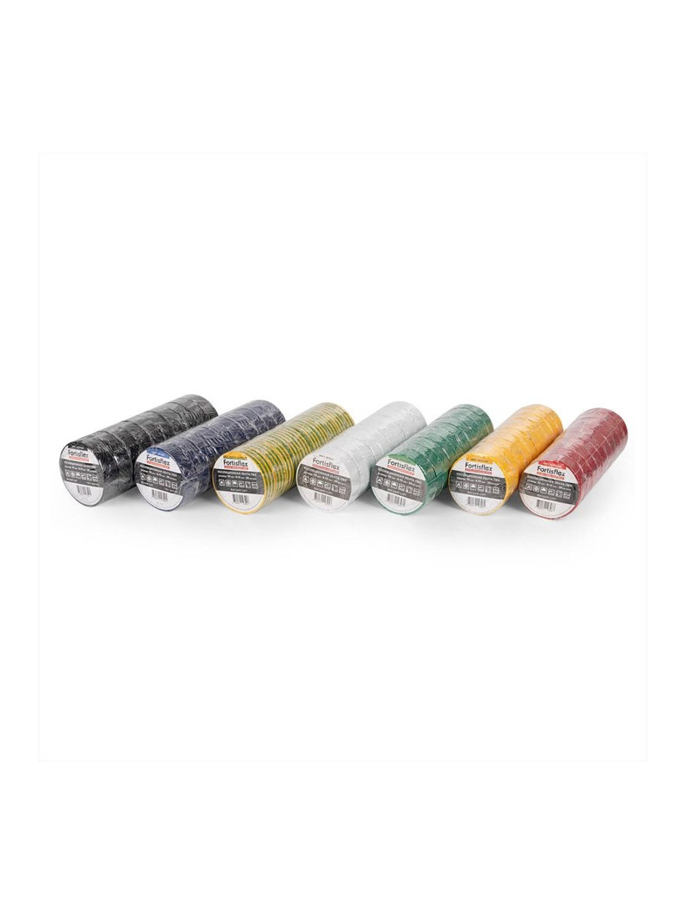 Изолента ПВХ 19х0.15x20 бел. Fortisflex 71231