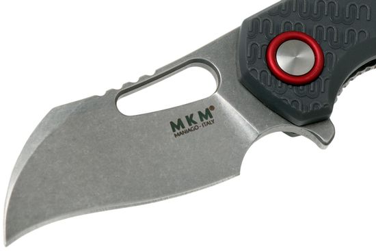 Складной нож MKM "ISONZO" MKM/FX03 1PGY c клинком из стали Böhler N690, рукоять FRN