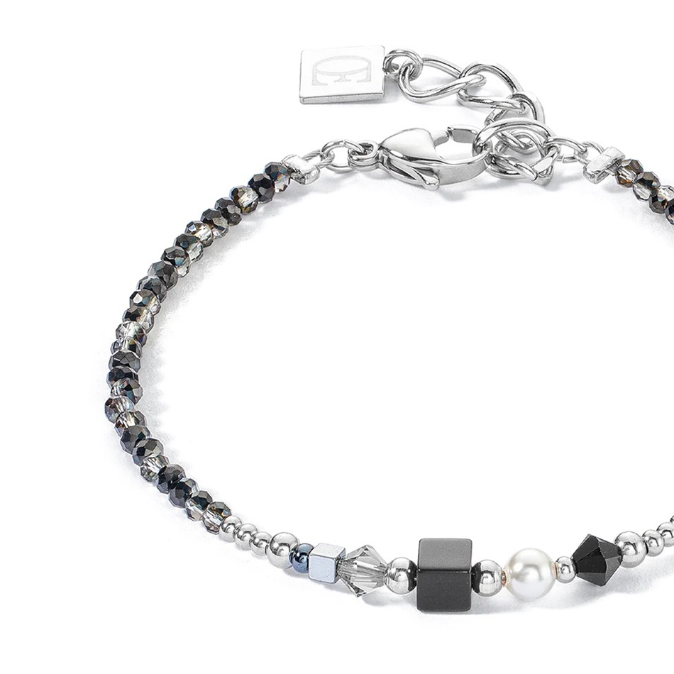 Браслет Coeur de Lion Black-Silver 4355/30-1317