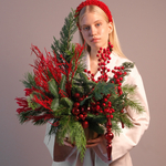 Композиция из хвои А-ля рус