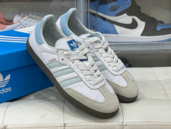 Samba OG White Halo Blue