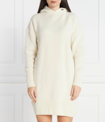 Хлопковое платье Faila BOSS BLACK - кремовый(50501641)