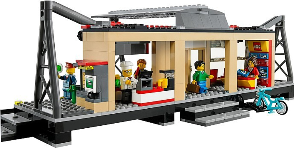 LEGO City: Железнодорожная станция 60050 — Train Station — Лего Город Сити