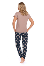 Оригинальная пижама с мишками (Размер: M) (Цвет: синий с бежевым)