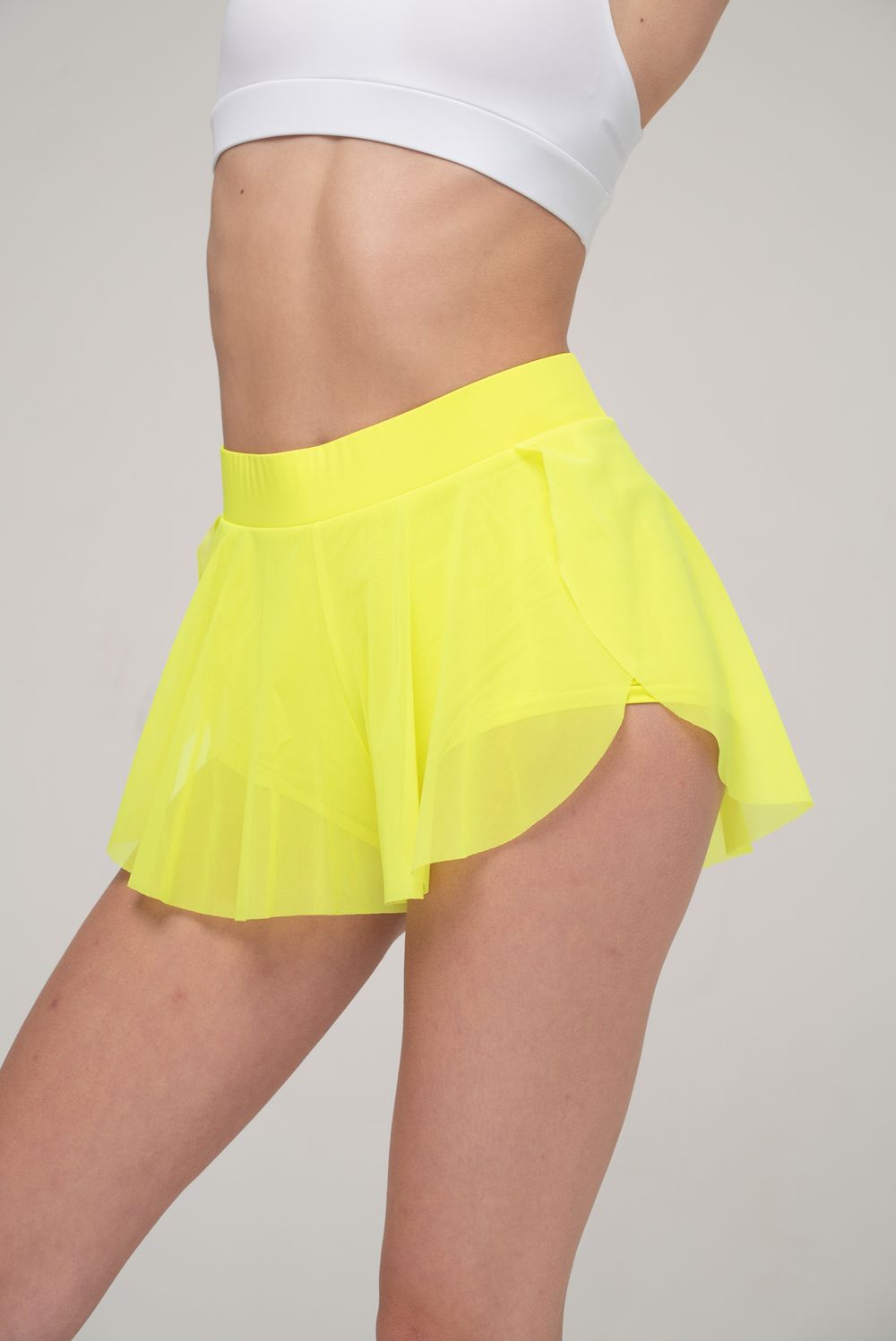 Шорты-юбка Double Fly Shadow, Желтый