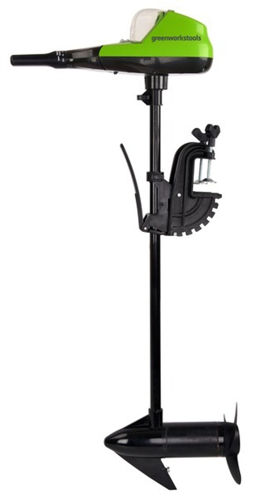 Аккумуляторный лодочный мотор Greenworks G40TM55, 9000207,40v, без АКБ и ЗУ