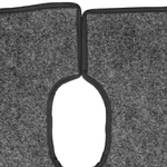 Ковры MERCEDES Actros MP3 (автомат) с шахтой (экокожа, черный, черный кант, желтая вышивка)