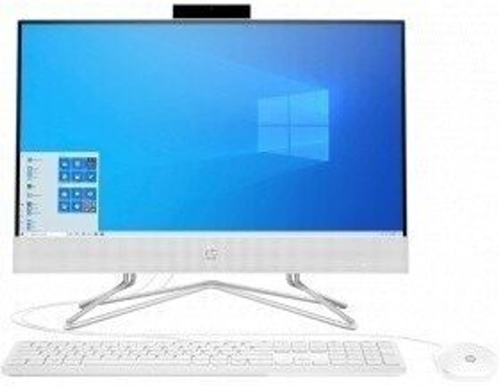 Моноблок HP 24-df0031ur. Конфигурация: Intel Pentium Silver J5040 2 ГГц/4 ГБ/128 ГБ SSD/Intel UHD Graphics 605/Free DOS/23.8"/1920х1080