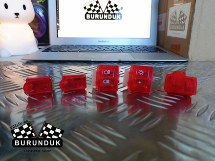 НАБОР КНОПОК СИГНАЛОВ красные DIO AF 17 / AF 18 / AF 25