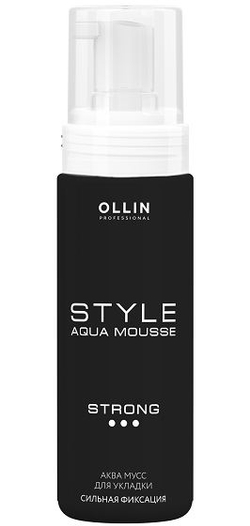 Аква мусс для укладки Ollin сильной фиксации 150 мл