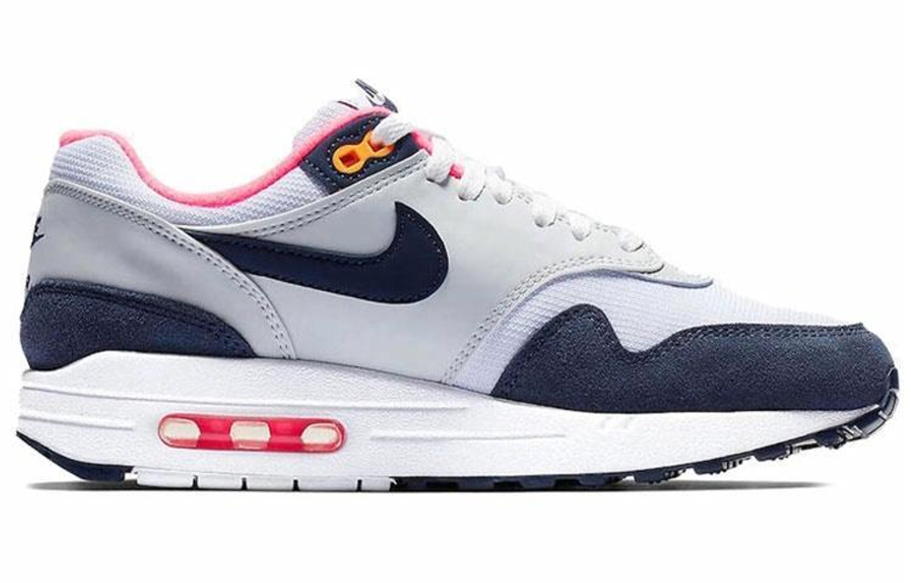 Кроссовки Nike Air Max 1 "Midnight Navy Pink" (Женская размерная сетка)