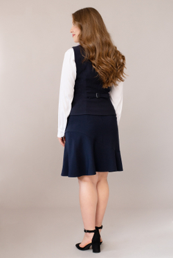 Юбка женская 1981опа, Тёмно тёмно син #70ТТСи011981опа