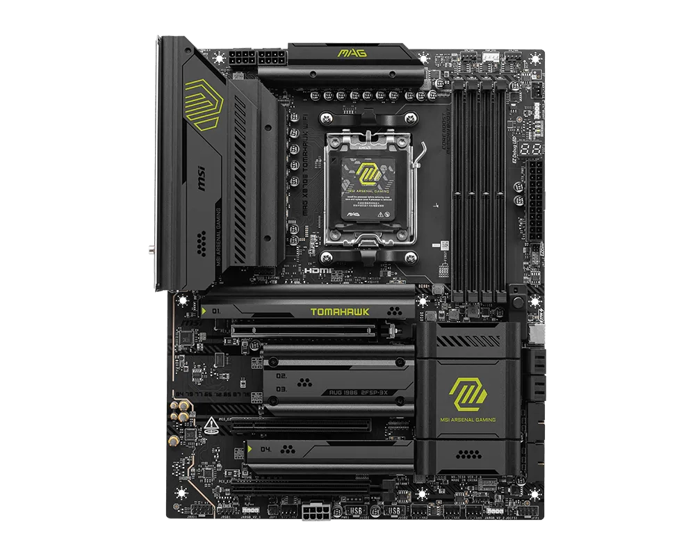 Материнская плата MSI MAG X870E TOMAHAWK WIFI AM5 4xDDR5 4xSATA3 RAID 4xM.2 HDMI 3xType-C ATX