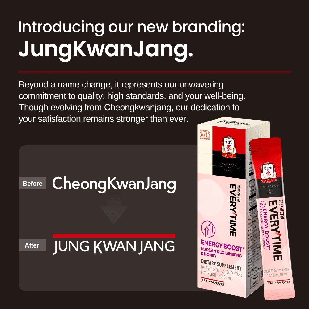 JungKwanJang, Корейский красный женьшень, ежедневное повышение уровня энергии, 10 стиков по 10 мл (0,34 жидк. Унции)