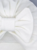 Чалма осенняя детская с бантиком