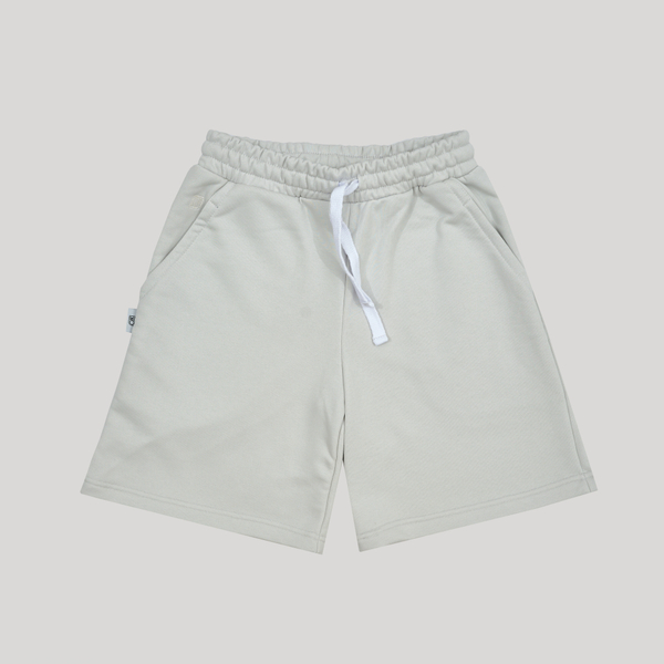 Wide Shorts LOGO Grey Glacier