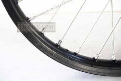 44650-KZZ-J00. WHEEL SUB ASSY., FR. Front wheel spoke Honda CRF250L-Rally (17-20). Black