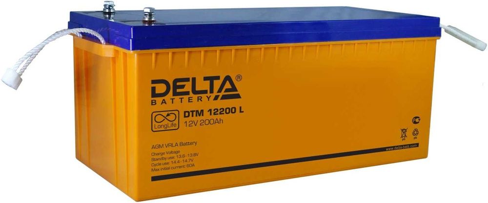 DELTA DTM 12200 L аккумулятор
