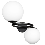 815627 Бра GLOBO 2х40W G9 ЧЕРНЫЙ/БЕЛЫЙ