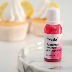 Краситель для аэрографа Розовый пищевой 20 г Kreda