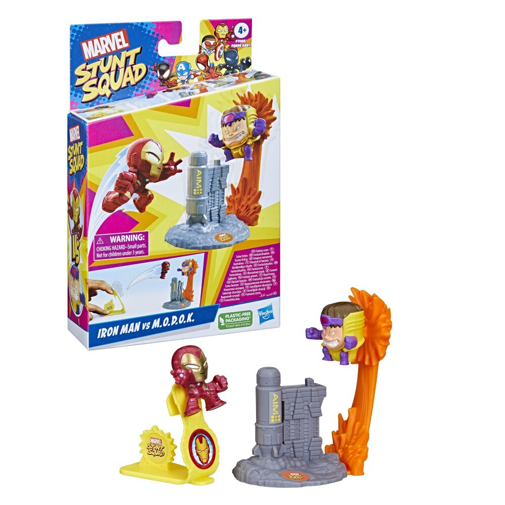 Hasbro Marvel Marvel Stunt Squad - Железный человек против М.О.Д.О.К.. F7065 / артикул   F6895 F7065  / GTIN 5010994180959