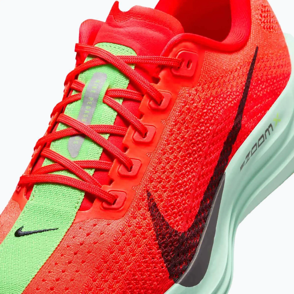Кроссовки для бега Nike Pegasus Plus bright crimson/cave purple/lime blast