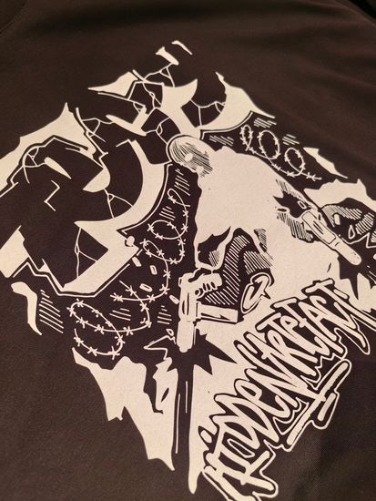 Лонгслив ARTEFACT Tec9 Чёрный/белый