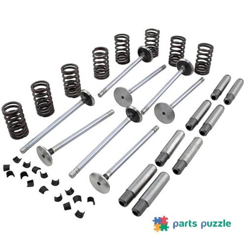 Комплект клапанов, направляющих и пружин (3142A051 + 3142L072 + 3343F041 + 3343J021) / VALVETRAIN АРТ: U5VK0191