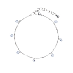 Браслет - капли, серебро