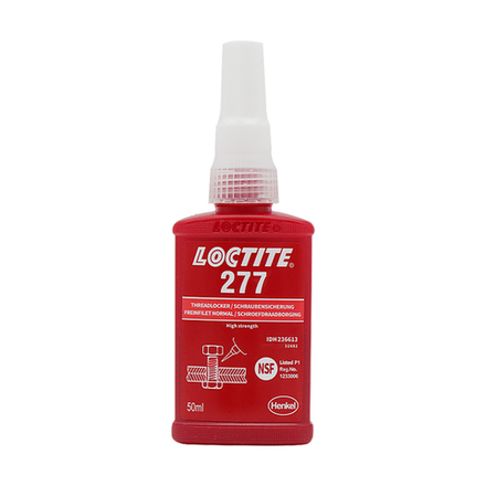 Loctite 277, фиксатор резьбы высокой прочности.