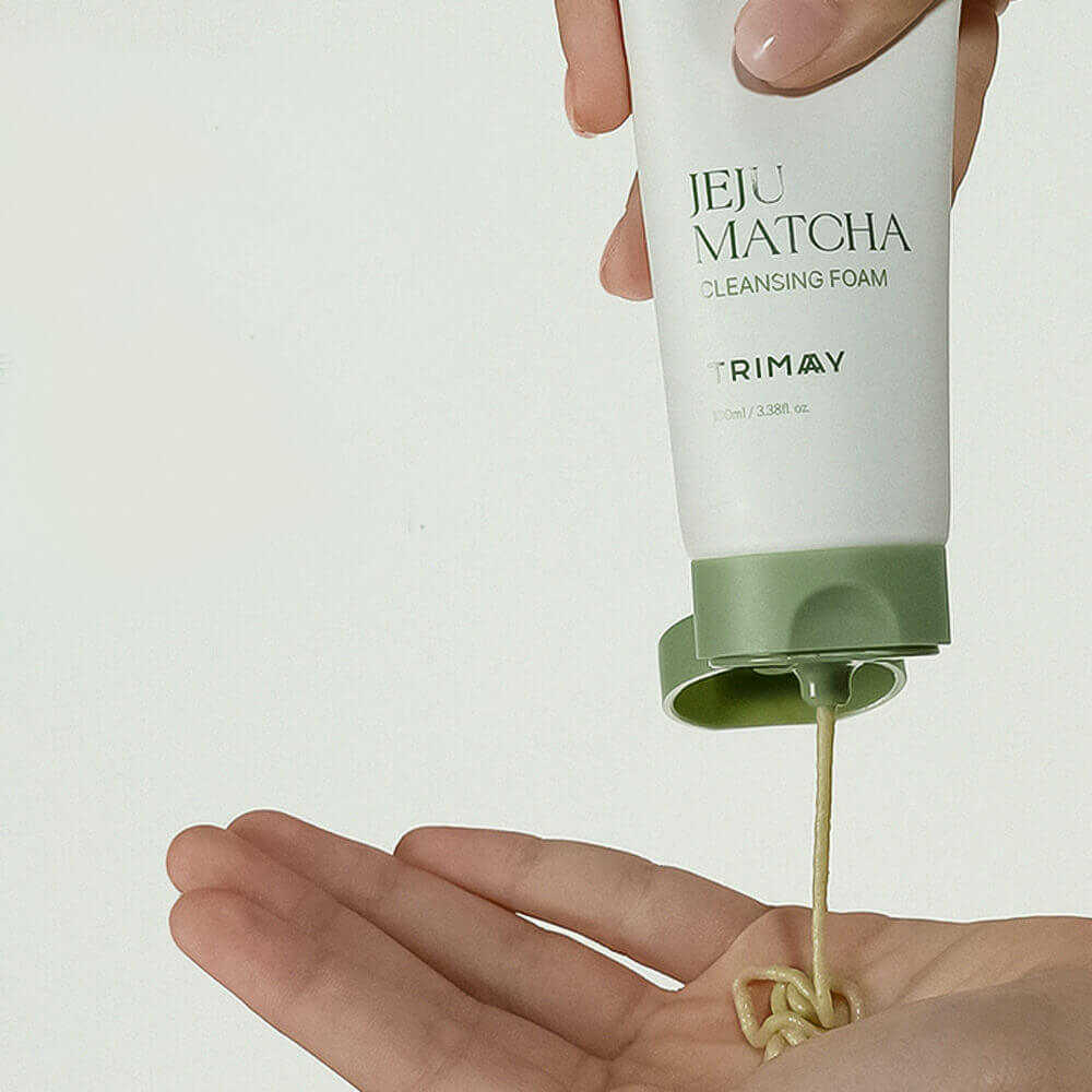 Trimay Jeju Matcha Low pH Cleansing Foam  пенка для умывания с чаем матча для проблемной и чувствительной кожи