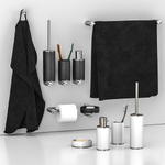 Ёршик Gessi316, настенный, ⌀76хh452 мм, цвет White/Warm Bronze Brushed PVD