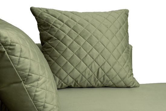 Диван-Кушетка Sorrento правая велюр оливковый Colt1002-OLIV 180*98*88см