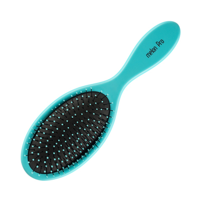 Melon Pro Щетка массажная для волос "Бирюзовый" MP 11-ряд.r 100% нейлон овал 224*70мм