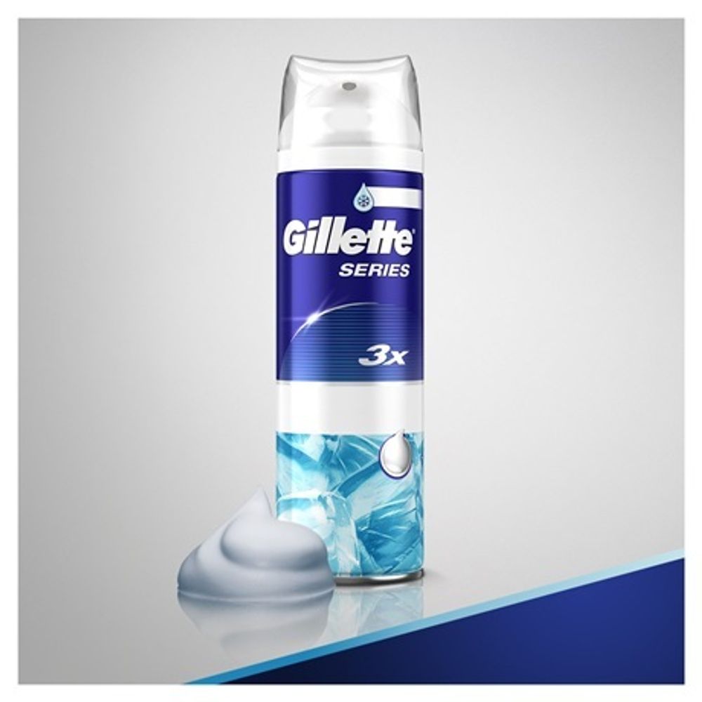 Gillette Пена для бритья Sensitive, 250 мл