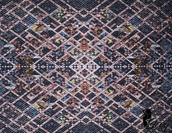 Мягкая сетка эластичная тату, СИЯЙ IREY, мультиколор