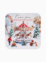 Подставка под горячее новогодняя «Ярких воспоминаний», 15×15 см