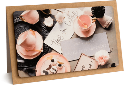 Открытка без надписи Женская 10х15.5см