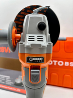 Болгарка Yaoto BS52128, бесщёточная, 2 аккумулятора, 6Ач в кейсе