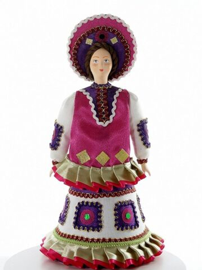 Кукла коллекционная Потешного промысла Девушка в праздничном наряде.