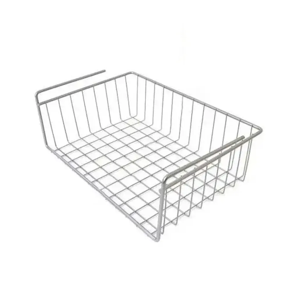 Корзина сетчатая навесная 400*260*110 мм, на полку 16 мм, оцинк Корзина сетчатая навесная 400*260*110 мм, на полку 16 мм, оцинк