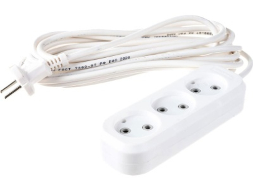 Удлинитель 3 гнезда 5м (35шт/кор)